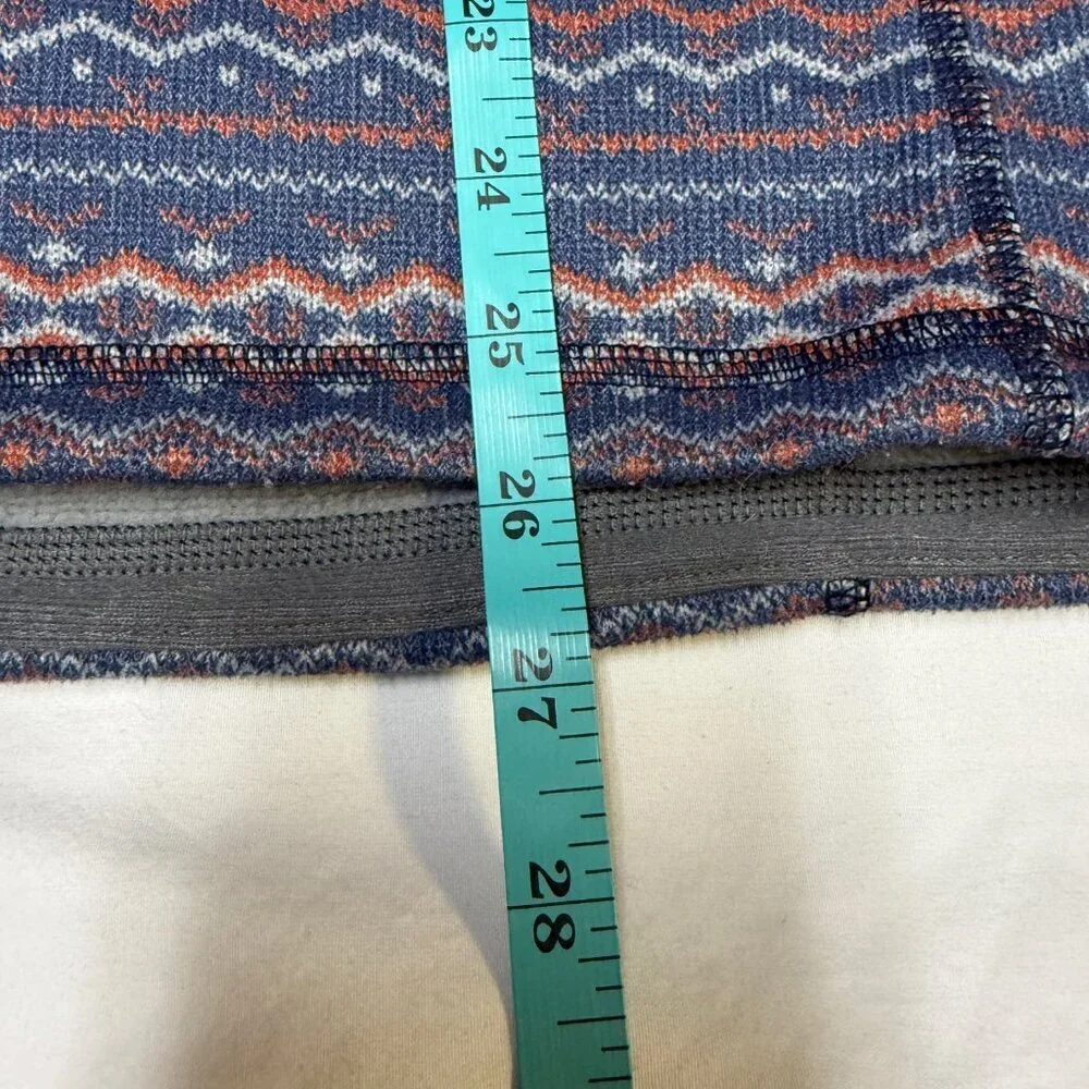 The North Face Gordon Lyons‎ 1/4 Zip Men’s M Fair Isle Cosmic Blue EUC